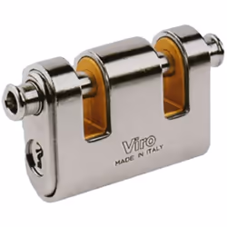 Corps en laiton forgé monobloc. Largeur 86mm. - 2 tiges, 3 clés fournies