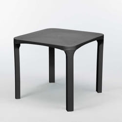 Grand Soleil - Table en résine extérieure Effet de rotin olè Grandsoleil Black - Black