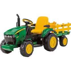 YALDONE John Deere - Tracteur Ground Force, 3 an(s), Plastique, Vert, Jaune