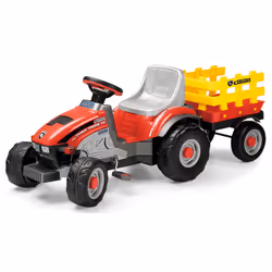 Peg Perego Mini Tony Tigre, 2 an(s), 4 roue(s), Polyamide, Polypropylène (PP), Gris, Rouge