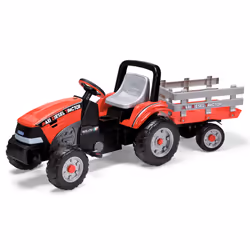 Peg Perego Maxi Diesel Tractor, 2 an(s), 4 roue(s), Fer, Polyamide, Polypropylène (PP), Noir, Rouge