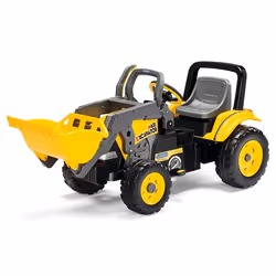 Peg Perego Maxi Excavator, 2 an(s), 4 roue(s), Fer, Polyamide, Polypropylène (PP), Noir, Gris, Jaune