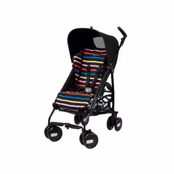 Peg Perego Pliko Mini, Ciel de lit, Diable léger, Roues pleines, Pliable, Noir, Multicolore