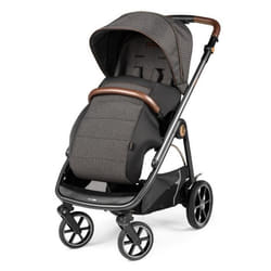Poussette citadine Peg Perego Veloce Fiat 500 - Gris noir et doré - Hamac réversible - 4 roues
