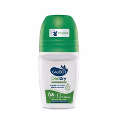 Sauber DeoDry, Femmes, Déodorant, Déodorant roll-on, Bouteille, 50 ml, 48 h