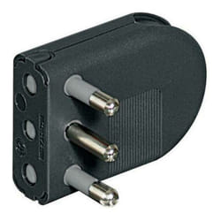 Flying plug 2p+t 16a black s2496tg - Bticino