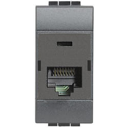 bticino L4262C5E prise de courant RJ-45 Anthracite
