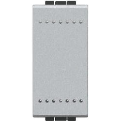 bticino NT4005N commutateur électrique Bouton-poussoir 1P Aluminium