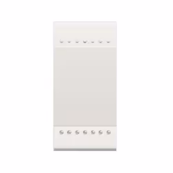 De'viation unipolaire 16A de la se'rie civile Living Light. Couleur : BLANC