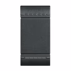 Couvre touches Bticino LivingLight éclairable, 1 module gris anthracite. Il sert de remplacement lorsque les boutons s'usent  ...