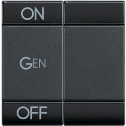 Legrand L4911M2AFN Plaque de commutation et obturateur