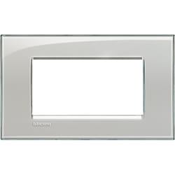 Bticino cofrel LL- PLAQUE CARREE 4M GRIS
