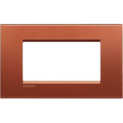 Bticino cofrel LL- PLAQUE CARREE 4M BRIQUE
