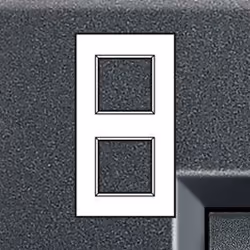 Legrand BTLNA4802M2AR Plaque de commutation et obturateur