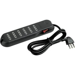 bticino 3630GB multiprise 6 sortie(s) CA Intérieure Anthracite