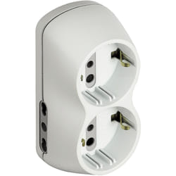 bticino S3614D adaptateur prise d'alimentation Type L (IT) Blanc