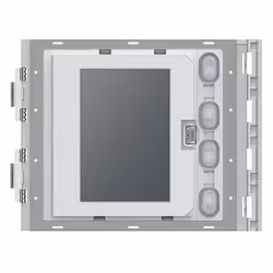 Module sonore avec écran graphique Bticino SFERA SERIES, avec les caractéristiques suivantes : Alimentation à partir du SCS B ...