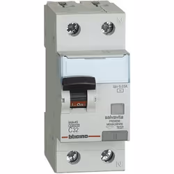 BTDIN45 - interruttore magnetotermico differenziale SALVAVITA 1P+N - Tipo AC - In= 32A - Icn= 4,5kA - Vn=230 Vac - Idn= 30mA  ...