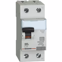 BTDIN60 - interruttore magnetotermico differenziale SALVAVITA 1P+N - Tipo AC - In= 32A - Icn= 6kA - Vn=230 Vac - Idn= 300mA - ...