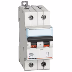 Interrupteur magnétothermique, Bticino 1P+N 32A 2 modules FA81NC32 BTDIN45 - interrupteur magnétothermique 1P+N courbe C= 32A ...