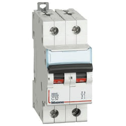 Interrupteur magnétothermique Bticino disjoncteur 1P+N 32A 2 modules FA81NC32