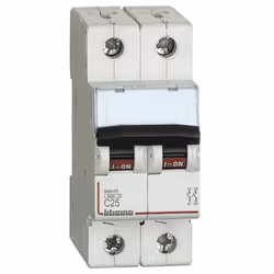 Interrupteur magnétothermique: 2 modules DIN (attaque universelle pour n'importe quel standard sur le marché) (Marque: Bticin ...