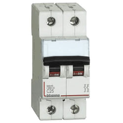 Bticino - Interrupteur magnétothermique 2P 25A 4.5 kA Type C-2 Modules