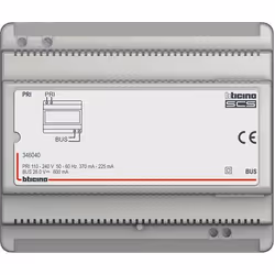 bticino 346040, Intérieure, 100 - 240 V, 50/60 Hz, 26 V, CA vers CC, 0,6 A
