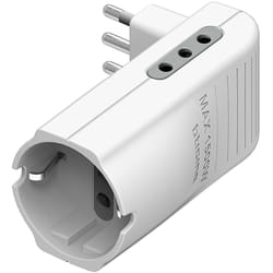 bticino S3615DE adaptateur prise d'alimentation Type L (IT) Blanc