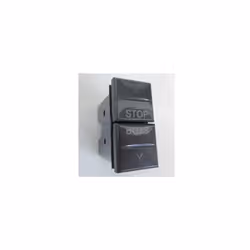 Double-poussoir avec stop anthracite pour commande volets roulants 1 module (23521) Axolute BTICINO HS4036ST Double poussoir  ...