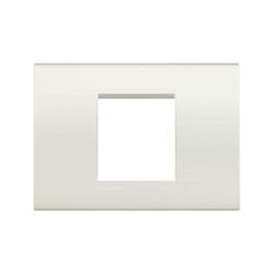 Livinglight placca 2 modules white color lna4819bi
