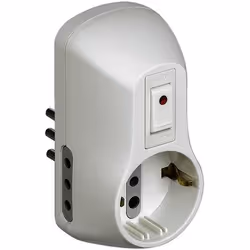 bticino S3610DB, 10 A, Plastique, Mâle/Femelle
