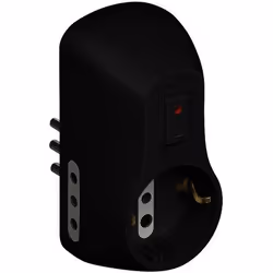 bticino 3610GB, 10 A, Noir