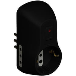 bticino 3610GB adaptateur prise d'alimentation Noir