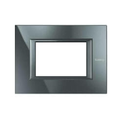 Axolute placca 3 posti colore monochrome antracite ha4803hs