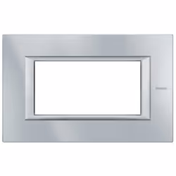Plaque carrée 4 places Bticino Axolute pour support H4704. Couleur Monochrome Tech. Il n'est pas possible d'installer la plaq ...