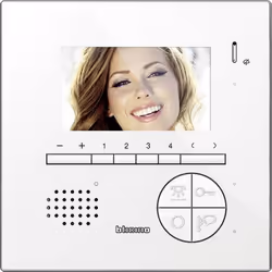 Interphone vidéo - Legrand - 4515228 - 2 fils - Station intérieure - Blanc