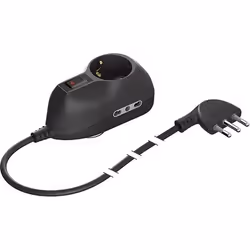bticino 3632GB, 3 m, Intérieure, Noir, 2 sortie(s) CA, 16 A, Noir