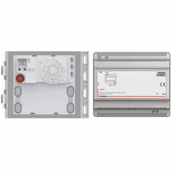 Kit de copropriété Bticino Sfera composé des articles de base suivants : 1 module audio Sfera (351100) 1 bloc d'alimentation  ...