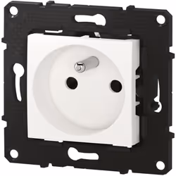 La prise de courant 16A avec connexion à bornes automatiques Altège en finition Neige, conçue par Bticino, est une solution p ...
