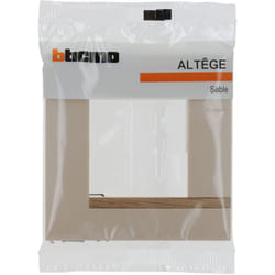 Legrand - Bticino - Plaque Altège Collection Déco 1 poste - Finition Sable