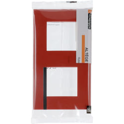 Legrand - Bticino - Plaque Altège Déco 2 postes Rubis - Rouge brillant avec liseré effet aluminium