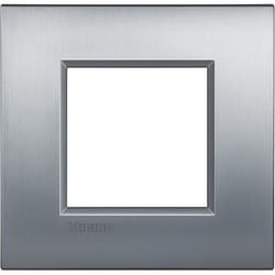 bticino LNE4802CRS Plaque de commutation et obturateur Chrome