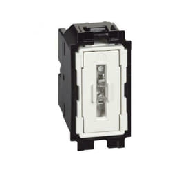 Interrutteur en vie 1p 10 ax, 250 va.c., morsetti screw/piastrina, illuminable - 1 module k4001