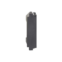 Obturateur demi module living now pour centrage d'un mécanisme 1 module avec enjoliveur 2 modules Bticino cofrel ARDBTK4949