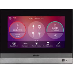 bticino 3488 unité de commande centrale domestique intelligente Avec fil &sans fil Aluminium