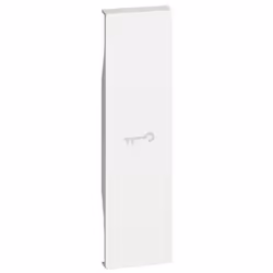 Couvrir Bticino Living Now avec le symbole de clé 1 Module, de couleur blanche en aluminium moulé. Typologie : Avec Symbologi ...