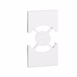 Couvercle pour prise standard Italie/Allemagne P 40. Pour articles KW4140A16 - KW4140A16F - 2 modules, blanc