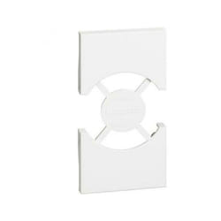 Couvercle vivante pour presa standard italie/allemagne p 40 2 modules blancs kw03