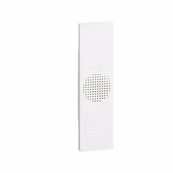 Couvercle pour sonnerie et buzzer en bronze. Pour art. K4351V230, K4356V230 - 1 module, blanc